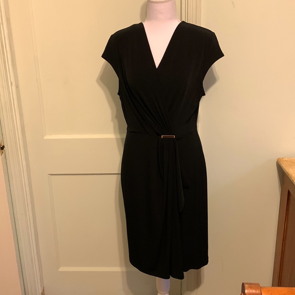 NWOT Charter Club LBD Petite Large. Very nice evening dress. No zipper. Pull on.